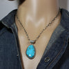 Blue Gem Pendant by Navajo