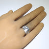 Silver Ring by Sparks Masawytewa- 8.5