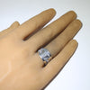 Silver Ring by Sparks Masawytewa- 7.5