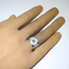 Silver Ring by Sparks Masawytewa- 8.5