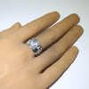 Silver Ring by Sparks Masawytewa- 9.5