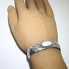 White Buffalo Bracelet by Arnold Goodluck 5-3/4"