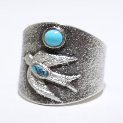 Turquoise Ring by Robert Begay- 8