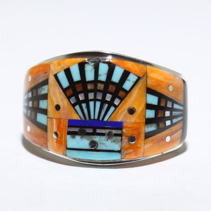 Inlay Ring by Erwin Tsosie- 7