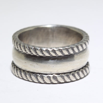 Coin Silver Ring by Jesse Robbins
