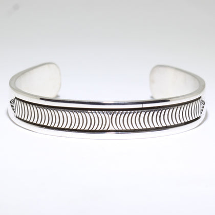 Silver Bracelet by Bruce Morgan 5-3/4