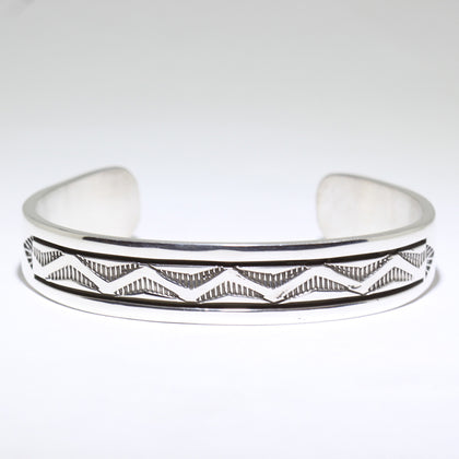 Silver Bracelet by Bruce Morgan 5-3/4