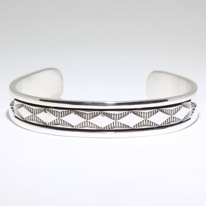 Silver Bracelet by Bruce Morgan 5-3/4