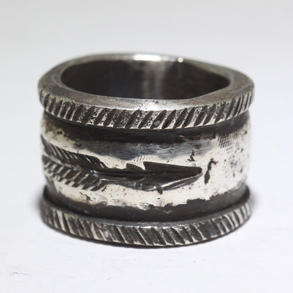 Coin Silver Ring by Jock Favour- 8.5