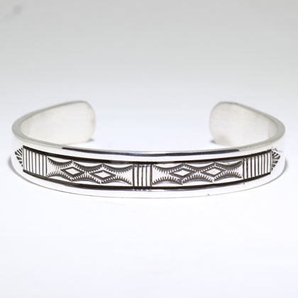 Silver Bracelet by Bruce Morgan 5-1/4