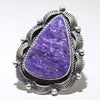 Charoite Ring by Justine Tso- 9.5