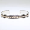 Silver/14K Bracelet by Bruce Morgan 5-1/4"