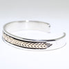 Silver/14K Bracelet by Bruce Morgan 5-1/4"