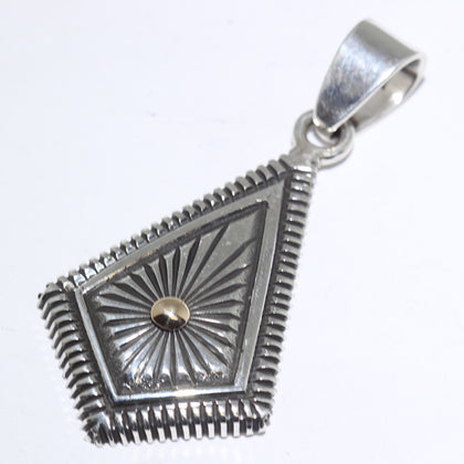 Silver &14K Pendant by Harrison Jim