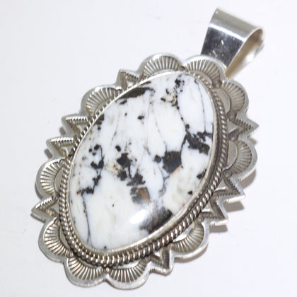 White Buffalo Pendant by Andy Cadman