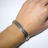 Silver/14K Bracelet by Bruce Morgan 5-1/4"