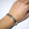 Silver/14K Bracelet by Bruce Morgan 5-1/4"