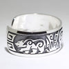 Silver Bracelet by Pat Tewawina 5-3/4"