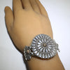 Silver Bracelet by Thomas Jim 5-1/2"