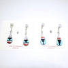 Inlay Earrings by Zuni