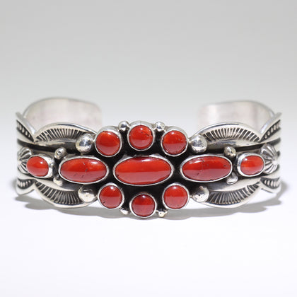 Coral Bracelet by Albert Jake 5-3/4