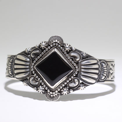Onyx Bracelet by Tsosie White 5-1/4