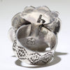 White Buffalo Ring by Arnold Goodluck- 11.5