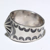 Silver Ring by Arnold Goodluck- 9