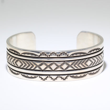Silver Bracelet by Bruce Morgan 5-1/4
