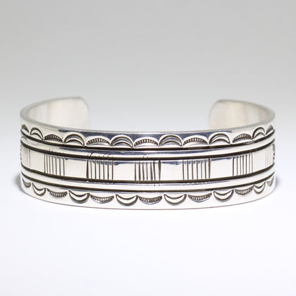 Silver Bracelet by Bruce Morgan 5-1/4