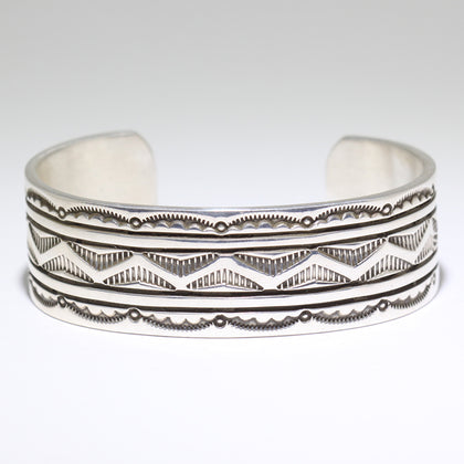 Silver Bracelet by Bruce Morgan 5-1/4