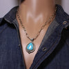 Blue Ridge Pendant by Robin Tsosie