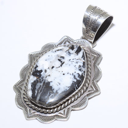 White Buffalo Pendant by Arnold Goodluck