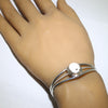 White Buffalo Bracelet by Navajo 5-1/4"