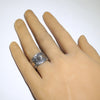 Silver Ring by Arnold Goodluck- 9