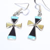 Cross Earrings by Zuni
