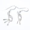 Silver Earrings by Navajo