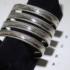 Silver Bracelet by Navajo 5-1/4"