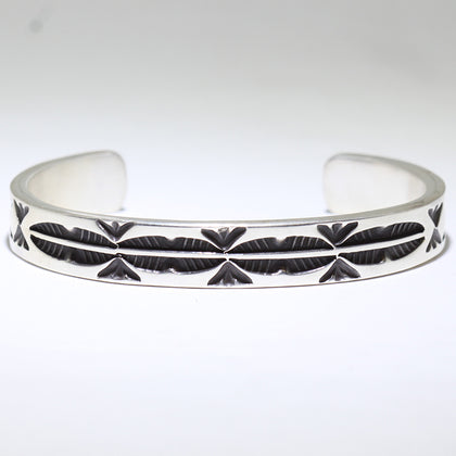 Silver Bracelet by Navajo 6