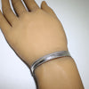 Silver Bracelet by Navajo 5-1/4"