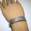 Silver Bracelet by Navajo 5-3/4"