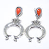 Coral Earrings by Navajo