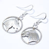 Silver Earrings by Navajo