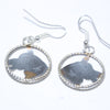 Silver Earrings by Navajo