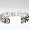 Silver Bracelet by Alex Sanchez 5-1/2"