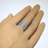 Silver Ring by Clifton Mowa- 8.5