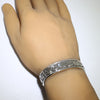 Silver Bracelet by Alex Sanchez 5-1/2"