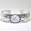 White Buffalo Bracelet by Arnold Goodluck 5-3/4"