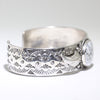White Buffalo Bracelet by Arnold Goodluck 5-3/4"