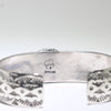 White Buffalo Bracelet by Arnold Goodluck 5-3/4"